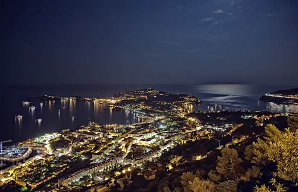 Ночная Ницца