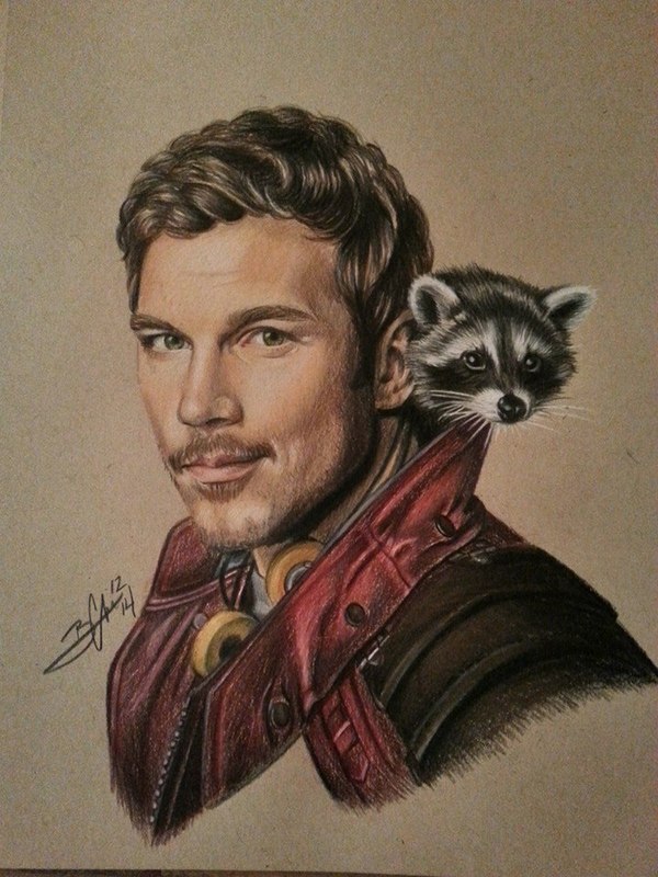 Chris Pratt fan art, Starlord Guardians of the Galaxy Starlord,  ,  , Guaedians of the Galaxy, ,  , 