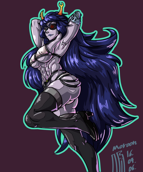 Vriska Serket Vriska Serket, Homestuck, Monster Girl, , Anime Art