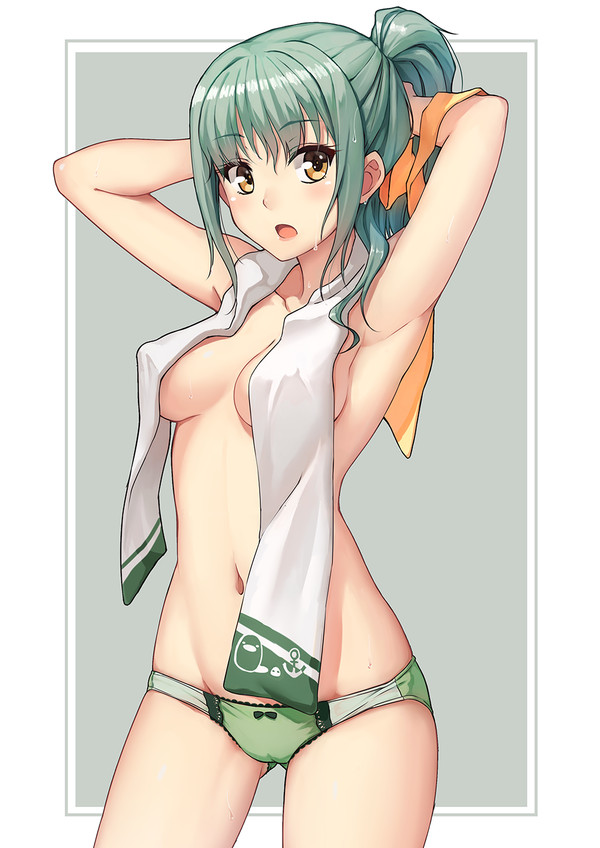 Anime Art №630 - NSFW, Anime, Anime art, Kantai collection, Yuubari