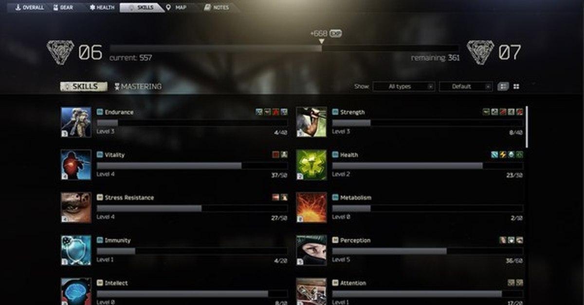 Навык сила. Перки Тарков. Escape from Tarkov умения. Тарков уровни персонажа. Уровни в Таркове.