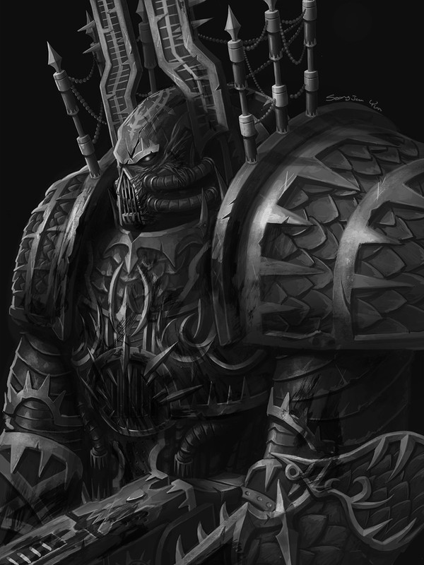 Chaos Space Marine Portrait