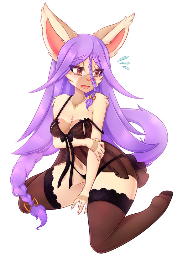 Shy cat - NSFW, Thescarletdevil, Фурри, Furotica, Furry Feline, Аниме, Антро, Anime Art