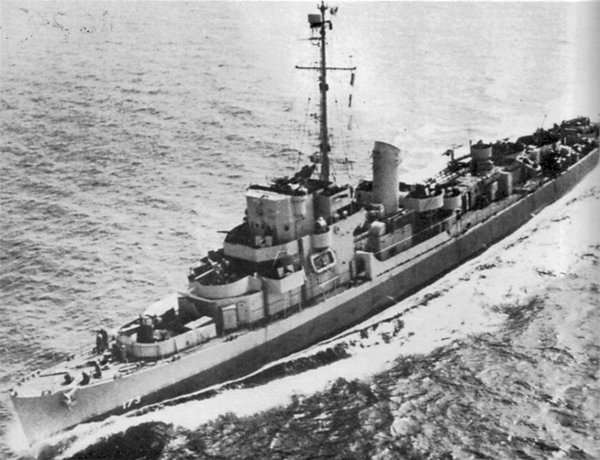 USS Eldridge (1943) , , , ,  , , , 