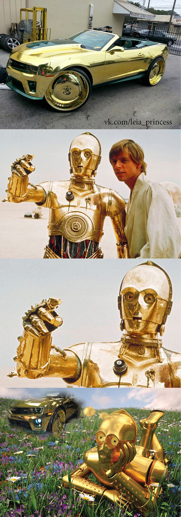 C-3PO  Star Wars, C-3po,  , Chevrolet Camaro, , , Donk