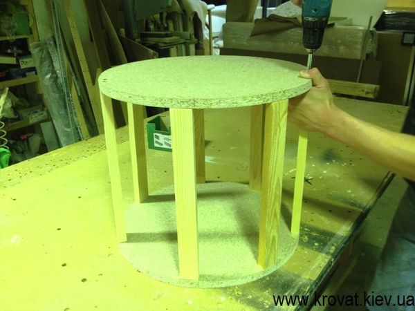 Изготовление мягкого пуфика Пуфик, Круглый, Своими руками, Длиннопост