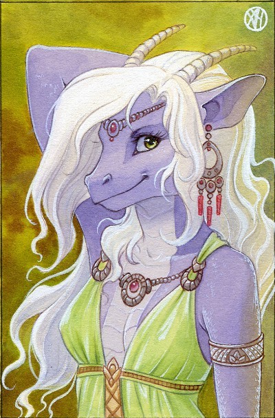 Night Dragoness aceo