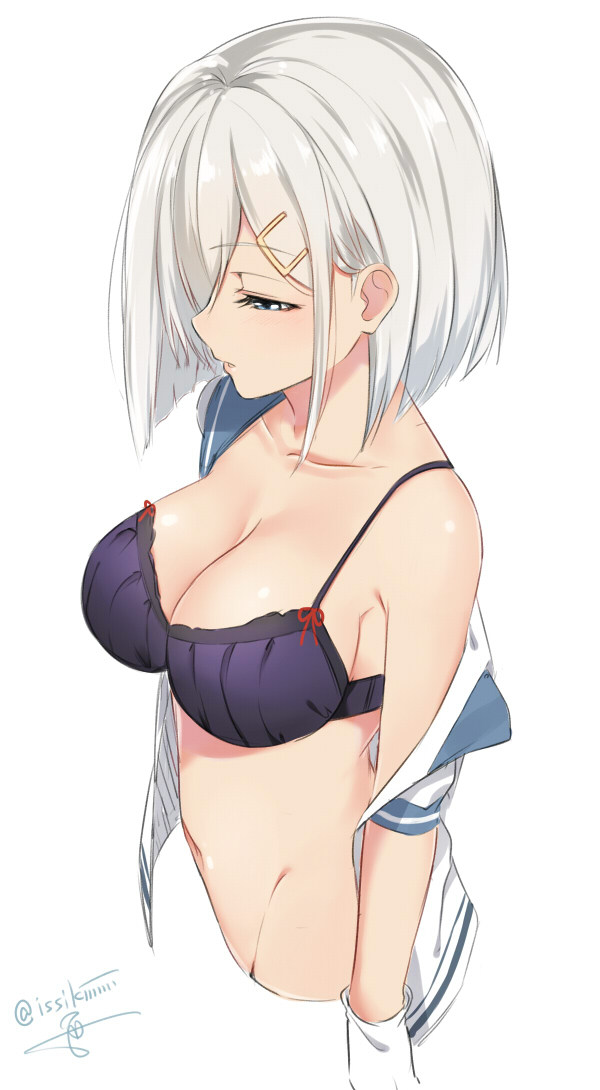 Hamakaze - NSFW, Kantai collection, Anime art, Anime