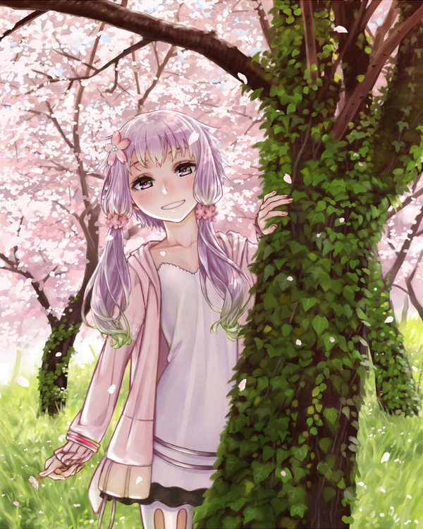 Spring , , Anime Art, Vocaloid, Yuzuki Yukari