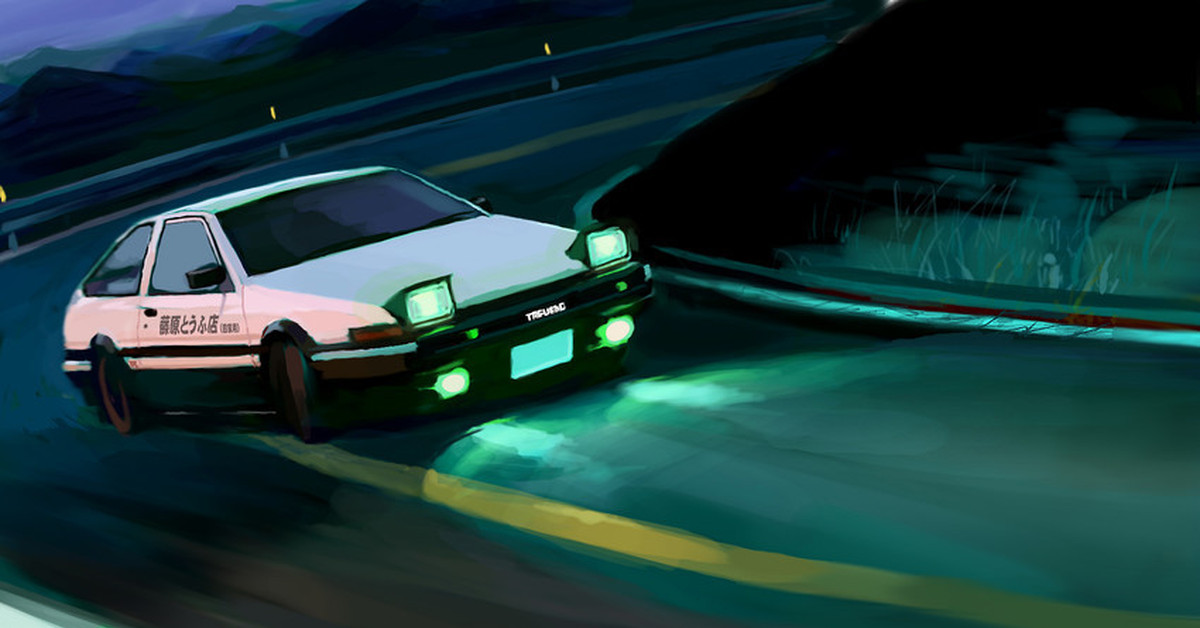 Тойота ae86 аниме