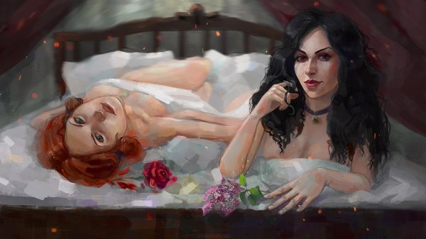 Choose your destiny - Yennefer, Witcher, Triss Merigold, NSFW