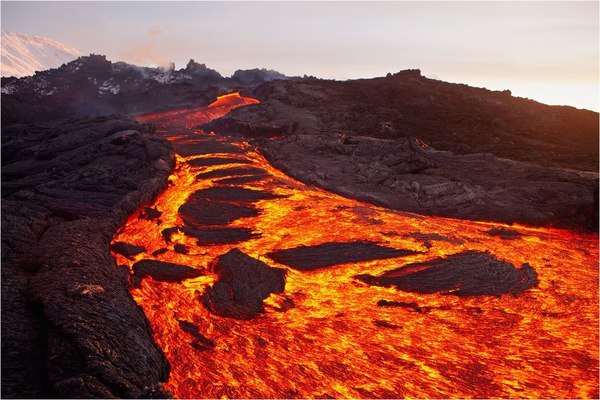 Огненная река, Камчатка - Фото, Интересное, Россия, Природа, Красота, Вулкан