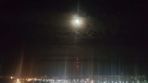 Шикарное полнолуние в Томске