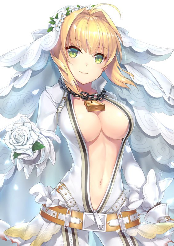 Anime Art , Anime Art, Fate, Fate Extra CCC, Saber Bride