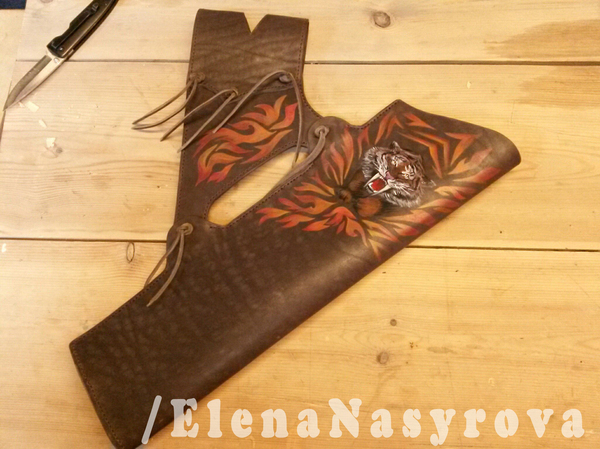 Роспись колчана для стрел