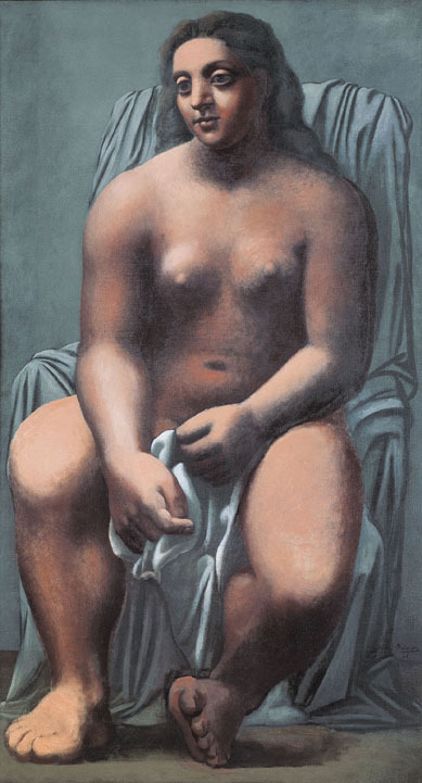 Pablo Picasso - Girl after the rocking chair - NSFW, Art, Painting, Picasso