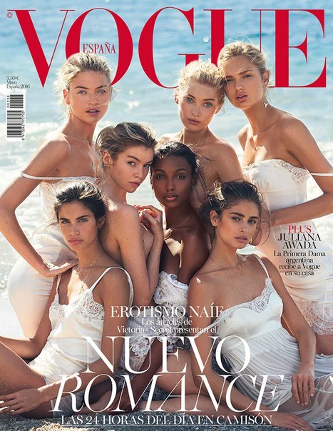 Victoria's secret angels in Vogue - NSFW, Girls, Victorias Secret Angels, Longpost