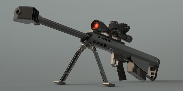    Barrett M95 Barrett, Barrett m95, ,  , , 3d , 3D , 