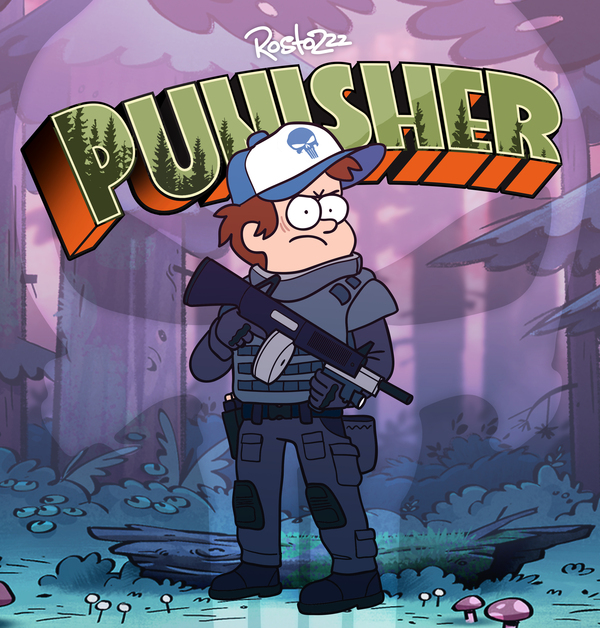   Punisher, The Punisher, Gravity Falls, Dipper Pines