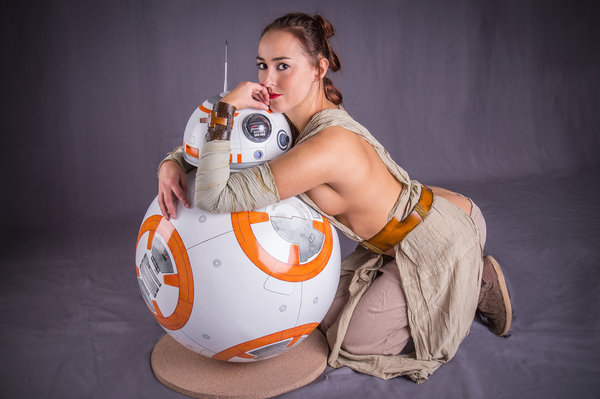 Rey & BB-8 - NSFW, Star Wars, Звездные войны VII: Пробуждение силы, Bb-8, Рей