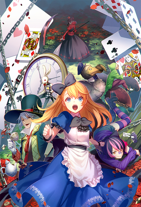 Alice in wonderland  , Animal Ears,    , , Anime Art,  