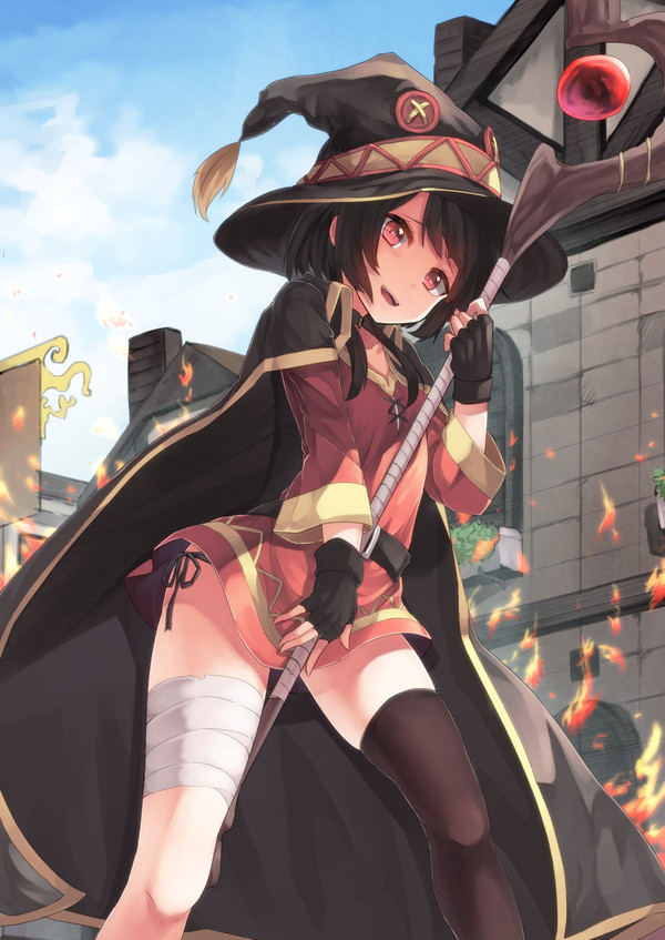 Megumin Konosuba, Anime Art, , , Megumin