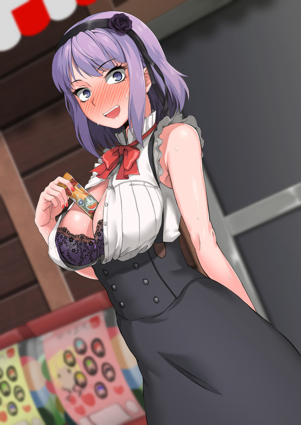 Удобненько. - NSFW, Аниме, Anime Art, Dagashi Kashi, Shidare hotaru