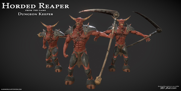 Horned Reaper (Dungeon Keeper) Dungeon Keeper, Horded Reaper, , , , 