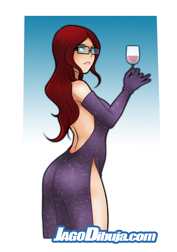 Софи в коктейльном платье