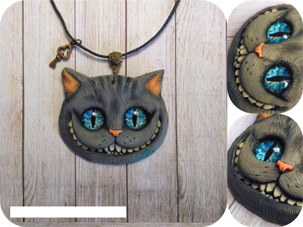 Let's get acquainted! - My, Handmade, With your own hands, Is free, cat, Brooch, Pendant, Polymer clay, Wallow, Longpost