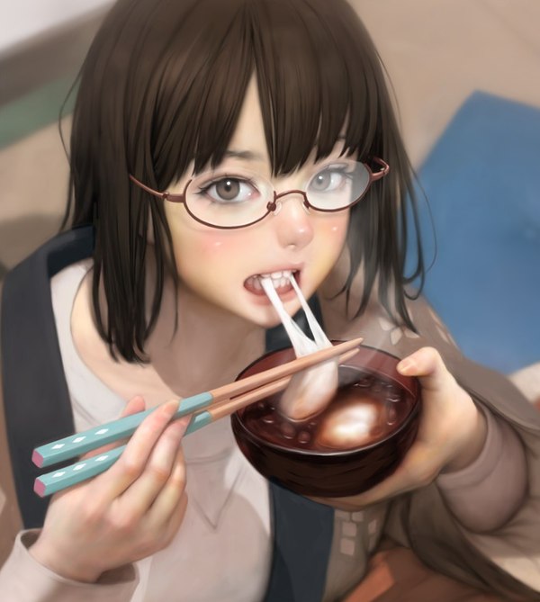 Glasses , Anime Art, , , , Original Character