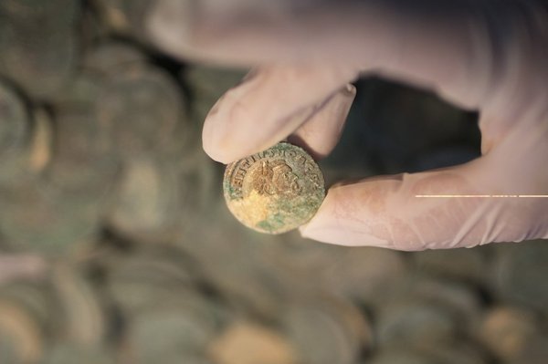 600кг римских монет найдено в Испании испания, монета, клад, длиннопост, интересное