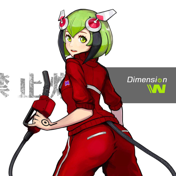 Yurizaki Mira , , Anime Art, Dimension w