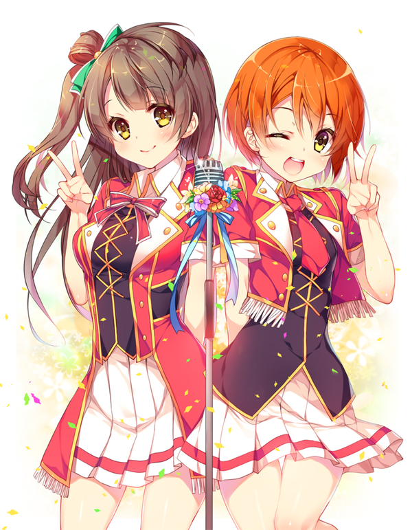 Love Live! School Idol Project Love live! School Idol Project, Hoshizora Rin, Minami Kotori, , Anime Art