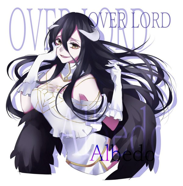 Albedo , Anime Art, Overlord, 