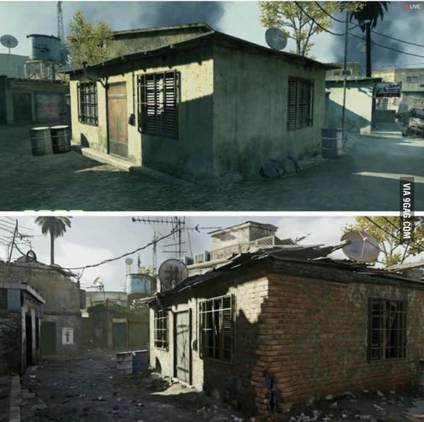 Call of Duty MW4 vs  Remastered