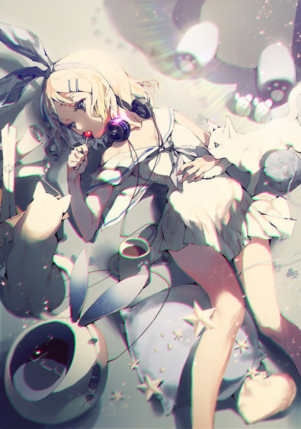 Kagamine Rin , Kagamine Rin, Vocaloid, Anime Art