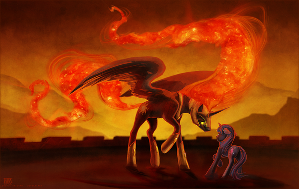 "  ..." My Little Pony, Twilight sparkle, Princess Celestia, Solar Flare, Cosmicunicorn