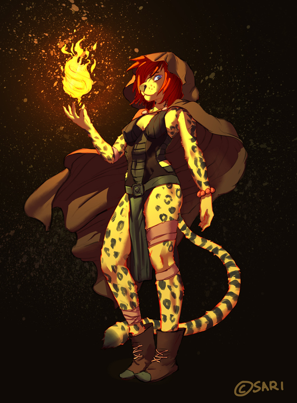 Irina, the pyromancer Sarisweet, , , , Furry Feline