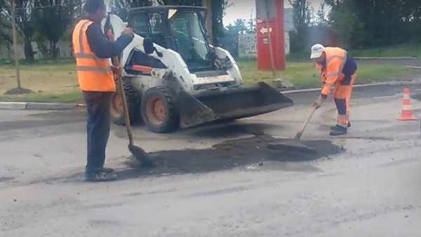 Долгожданный ремонт дороги