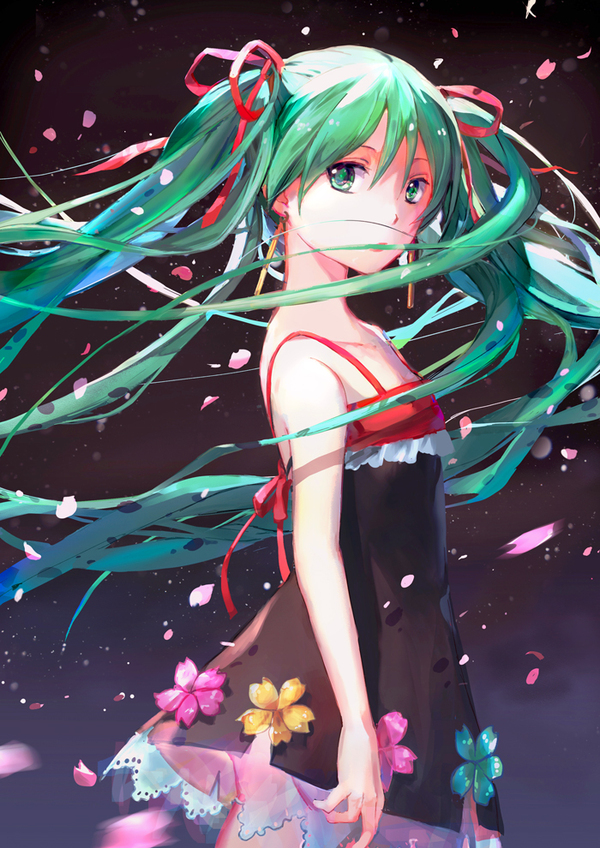 Hatsune Miku , Hatsune Miku, Vocaloid, Anime Art