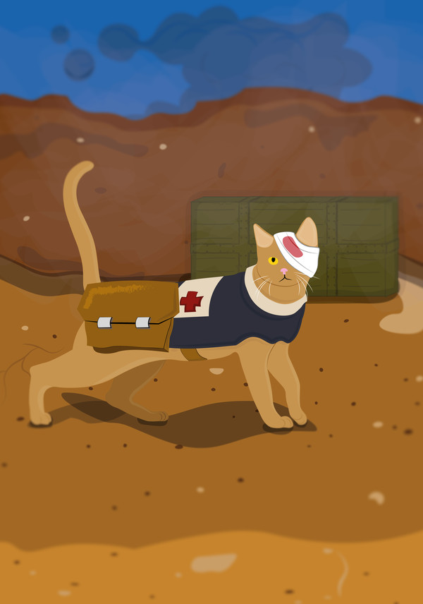 Тактический санитарный кот