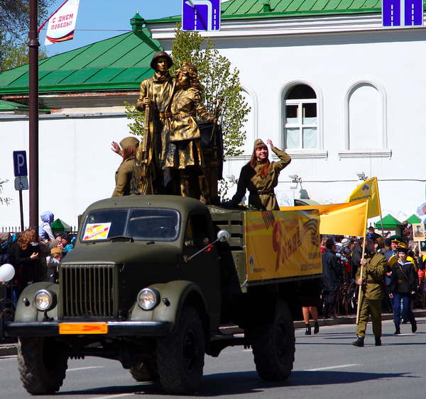 They are alive - My, Victory, Cosplay, Monument, Victory parade, May 9, Longpost