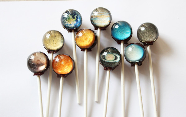 To whom are the planets on a stick? (planet lollipops) - Photo, Planet, Toys, beauty, Space, Chupa Chups