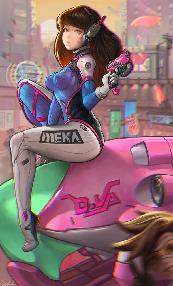 D.va of overwatch Overwatch, , Tracer