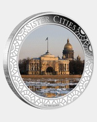 Питер и Мельбурн на одной монете