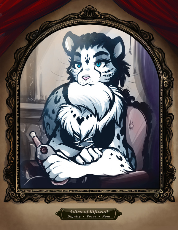 Adira Portrait , , , Furry Feline, TwoKinds, Tom Fischbach
