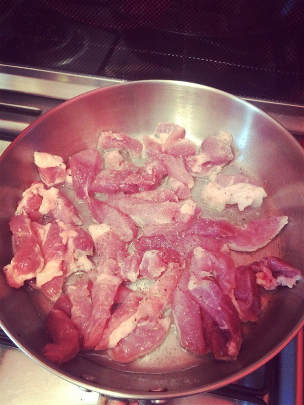 Готовим дома. Свинина с грибами в сливочном соусе!!! Готовимдома, Еда, Свинина, Ужин, Сытности, Кулинария, Длиннопост, Рецепт