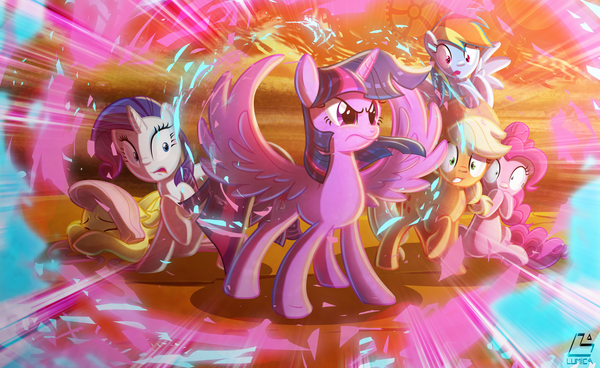   My Little Pony, Ponyart, Twilight Sparkle, Rainbow Dash, Rarity, Pinkie Pie, Applejack, Fluttershy, Light262