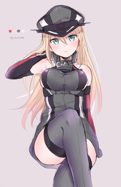 Bismarck , Kantai Collection, Bismarck, Anime Art
